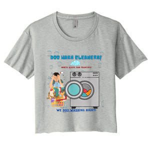 Doo Wash Cleaners Women's Crop Top Tee