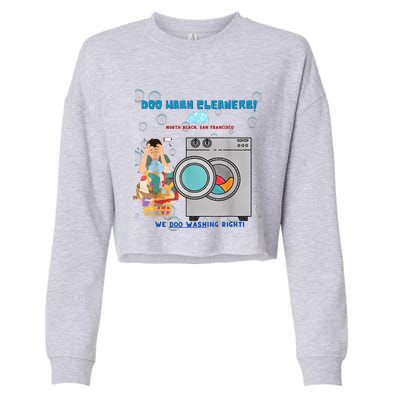 Doo Wash Cleaners Cropped Pullover Crew