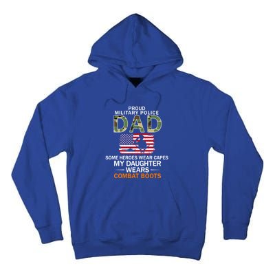 Daughter Wear Combat Bootsfunny Giftproud Mp Military Police Dad Army Gift Tall Hoodie