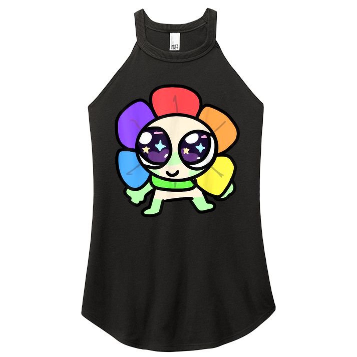 Dandy World Costume For Birthday Christmas Dandys Women's Perfect Tri Rocker Tank