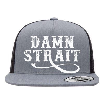 Damn Western Country Music Flat Bill Trucker Hat