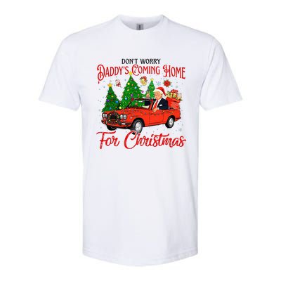 Dont Worry Daddys Coming Home For Christmas Trump 2024 Softstyle CVC T-Shirt