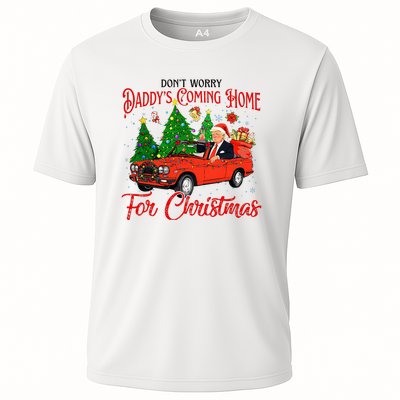 Dont Worry Daddys Coming Home For Christmas Trump 2024 Cooling Performance Crew T-Shirt