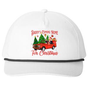 DonT Worry DaddyS Coming Home For Christmas Trump 2024 Snapback Five-Panel Rope Hat