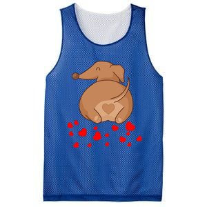 Dachshund Weenie Dog Lover Valentines Day Gift Cool Gift Mesh Reversible Basketball Jersey Tank