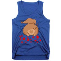 Dachshund Weenie Dog Lover Valentines Day Gift Cool Gift Tank Top