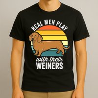 Dachshund Weiner Dog Real Play With Their Weiners T-Shirt