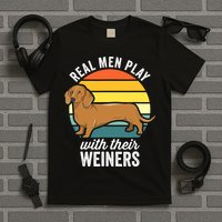Dachshund Weiner Dog Real Play With Their Weiners T-Shirt