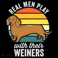 Dachshund Weiner Dog Real Play With Their Weiners T-Shirt