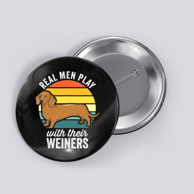 Dachshund Weiner Dog Real Play With Their Weiners Button