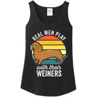 Dachshund Weiner Dog Real Play With Their Weiners Ladies Essential Tank