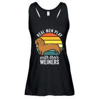 Dachshund Weiner Dog Real Play With Their Weiners Ladies Essential Flowy Tank