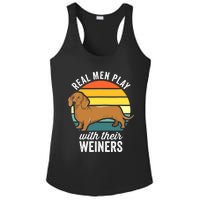 Dachshund Weiner Dog Real Play With Their Weiners Ladies PosiCharge Competitor Racerback Tank