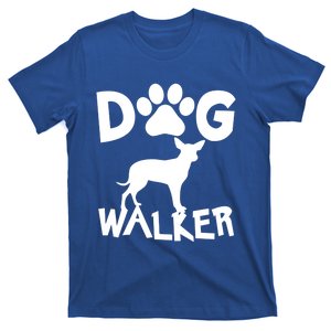 Dog Walker Dog And Paw Print Cute Gift T-Shirt