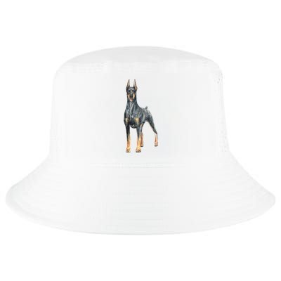 Doberman Watercolor Dog Cool Comfort Performance Bucket Hat