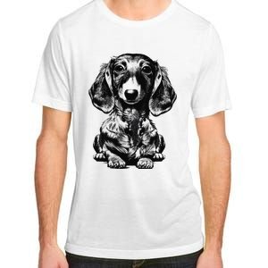 Dachshund Wiener Dog Puppy Doxie Mom Adult ChromaSoft Performance T-Shirt