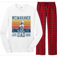 Dog Weim Dad Vintage Weimaraner Dad Long Sleeve Pajama Set