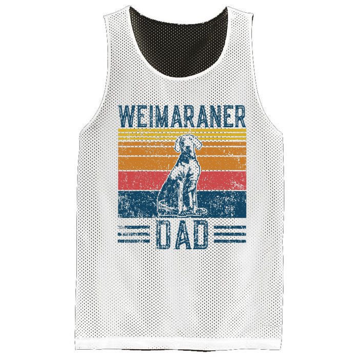 Dog Weim Dad Vintage Weimaraner Dad Mesh Reversible Basketball Jersey Tank