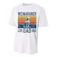 Dog Weim Dad Vintage Weimaraner Dad Performance Sprint T-Shirt