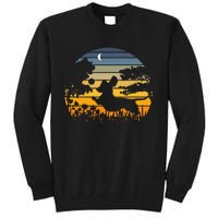 Dachshund Wiener Dog Sunset Garden Nature Lover Tall Sweatshirt