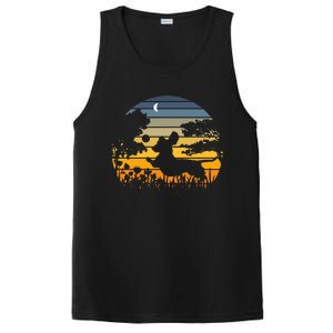 Dachshund Wiener Dog Sunset Garden Nature Lover PosiCharge Competitor Tank