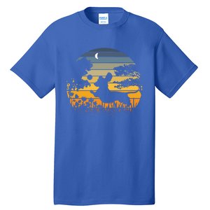 Dachshund Wiener Dog Sunset Garden Nature Lover Gift Tall T-Shirt