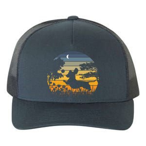 Dachshund Wiener Dog Sunset Garden Nature Lover Gift Yupoong Adult 5-Panel Trucker Hat