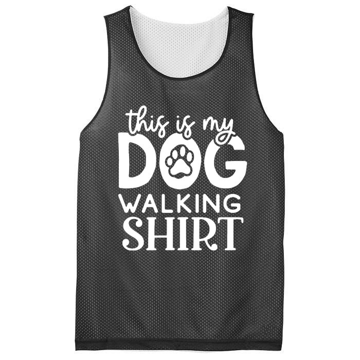 Dog Walking Mesh Reversible Basketball Jersey Tank