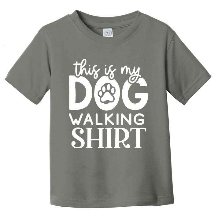 Dog Walking Toddler T-Shirt