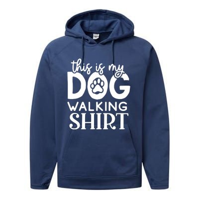 Dog Walking Performance Fleece Hoodie