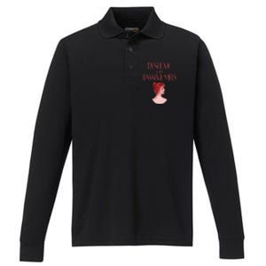 Dyslexic With...Funny Dyslexia Performance Long Sleeve Polo