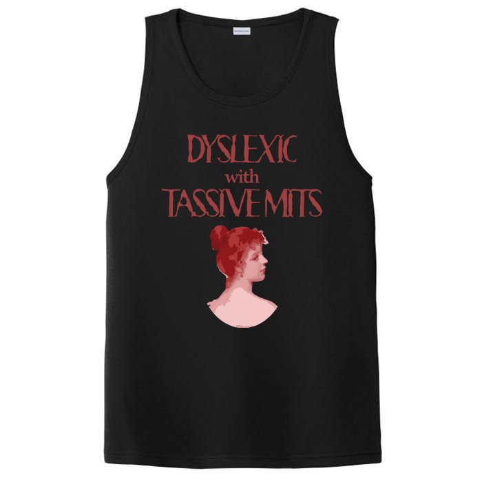 Dyslexic With...Funny Dyslexia PosiCharge Competitor Tank