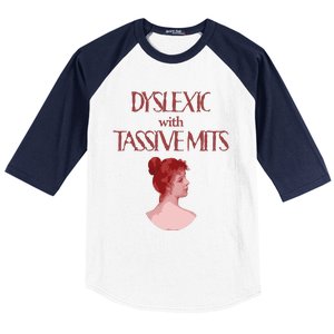 Dyslexic With...Funny Dyslexia Baseball Sleeve Shirt