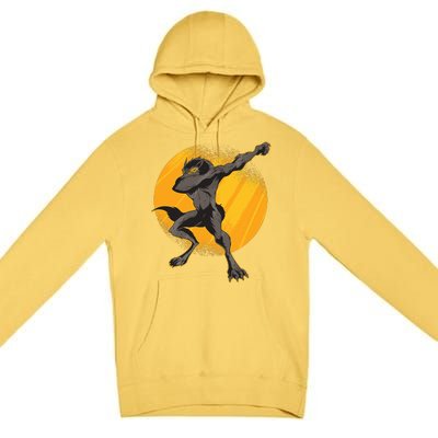 Dabbing Werewolf Premium Pullover Hoodie