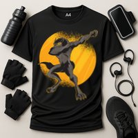 Dabbing Werewolf Cooling Performance Crew T-Shirt