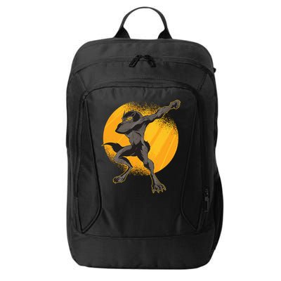 Dabbing Werewolf City Backpack