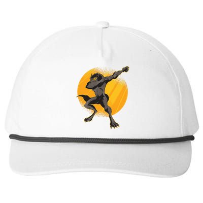 Dabbing Werewolf Snapback Five-Panel Rope Hat