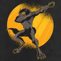 Dabbing Werewolf Adult Drive Performance Visor