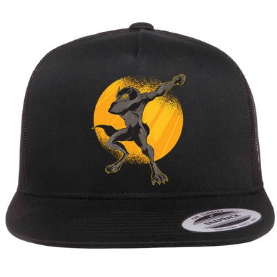 Dabbing Werewolf Flatbill Hat