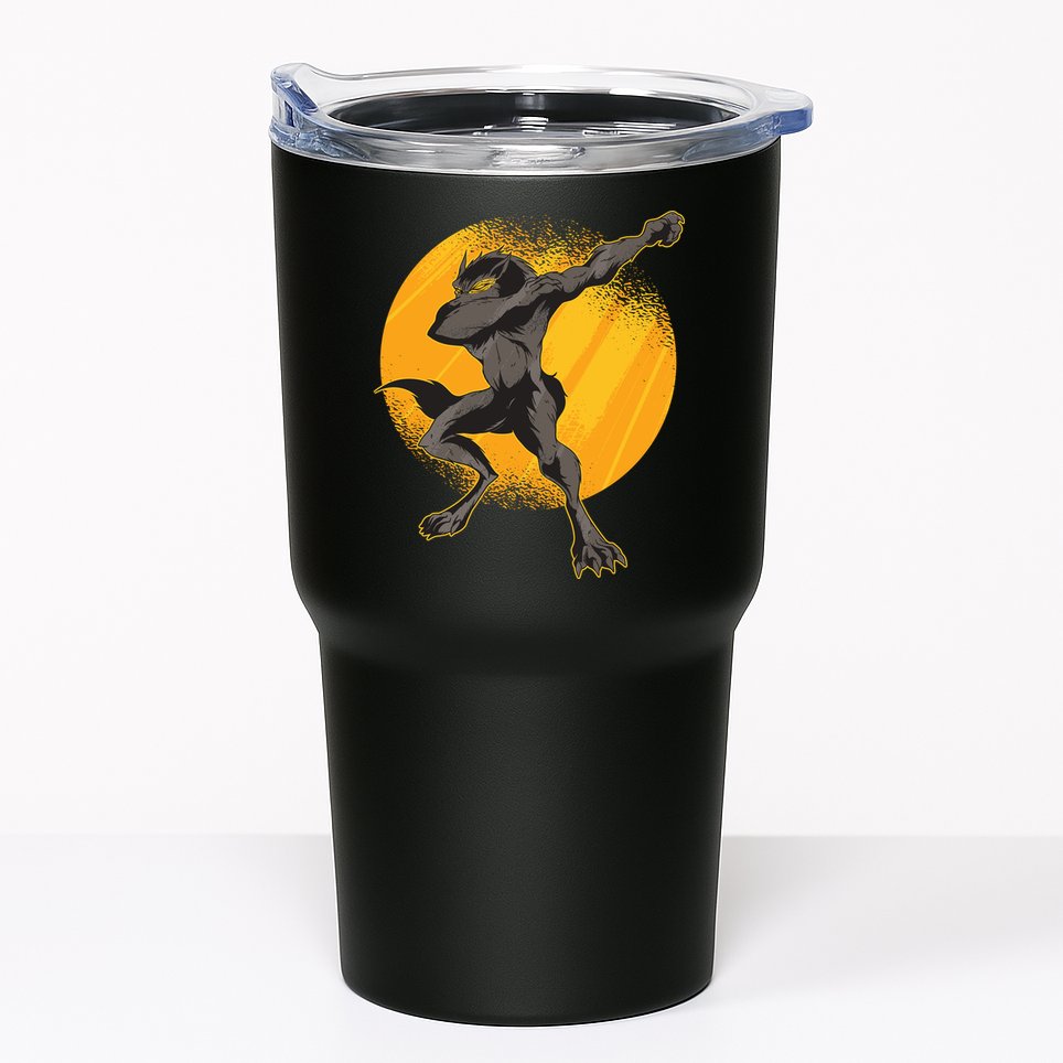 Dabbing Werewolf Tumbler