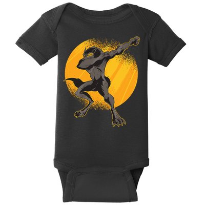 Dabbing Werewolf Baby Bodysuit