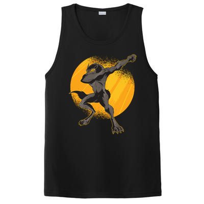 Dabbing Werewolf PosiCharge Competitor Tank