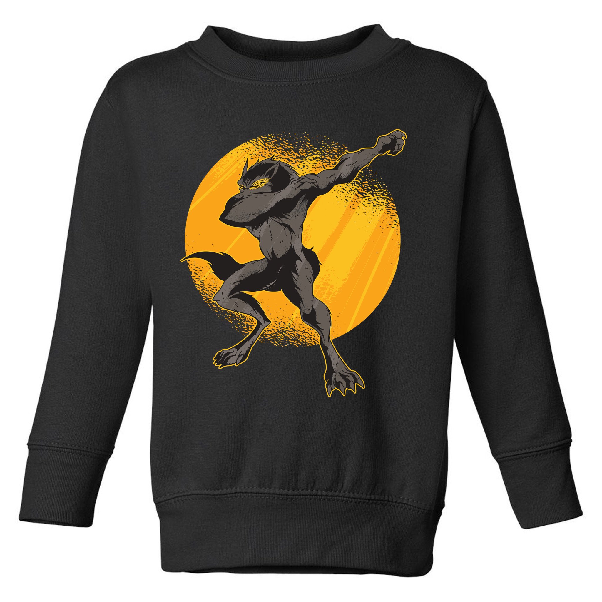 Dabbing Werewolf Toddler Sweatshirt