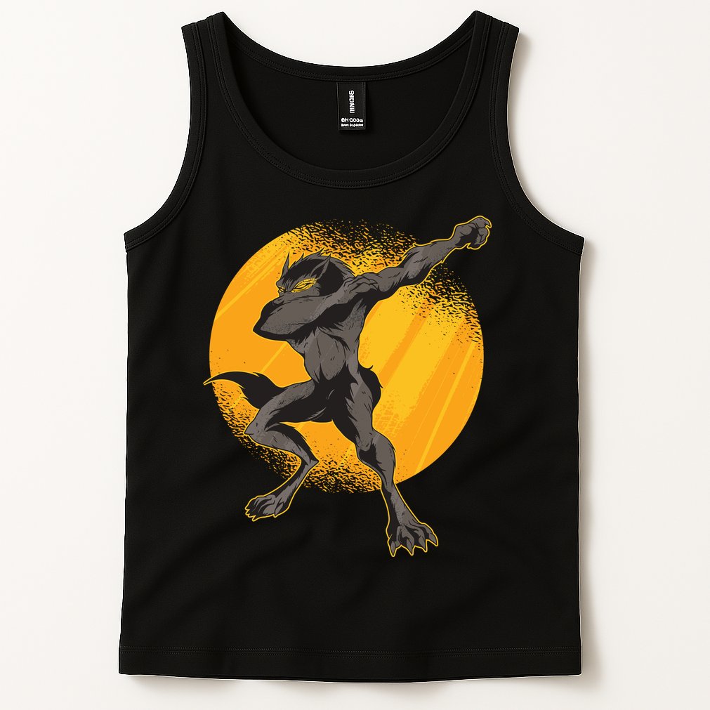 Dabbing Werewolf Tank Top