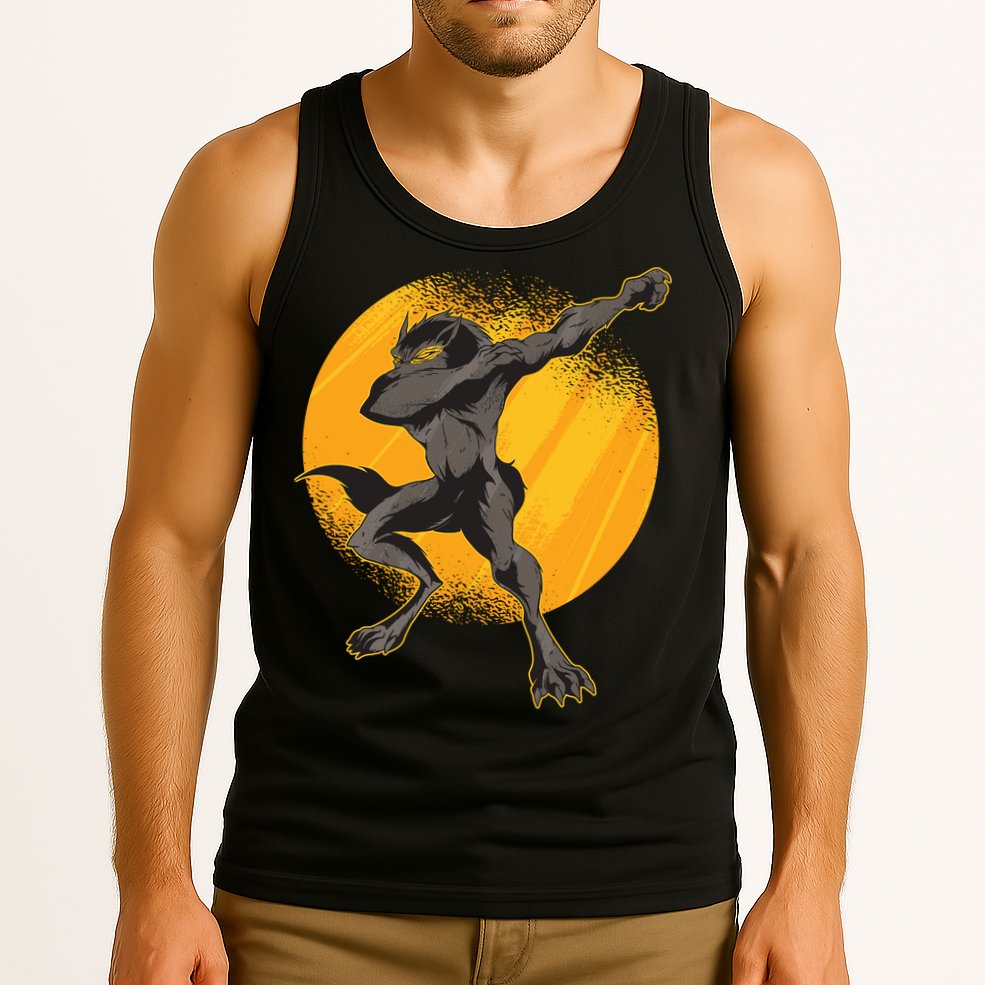 Dabbing Werewolf Tank Top