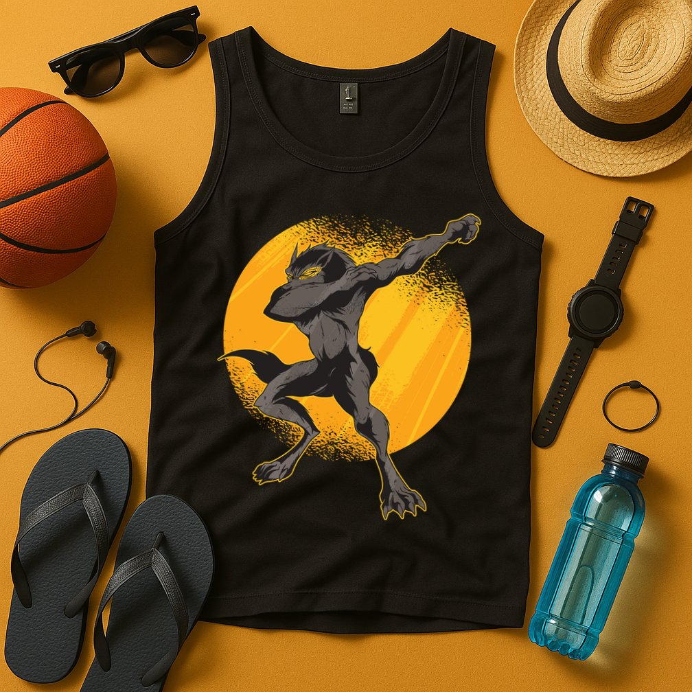 Dabbing Werewolf Tank Top