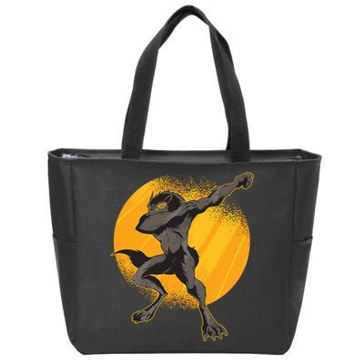 Dabbing Werewolf Zip Tote Bag