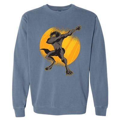 Dabbing Werewolf Garment-Dyed Sweatshirt