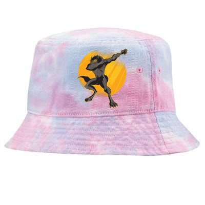 Dabbing Werewolf Tie-Dyed Bucket Hat