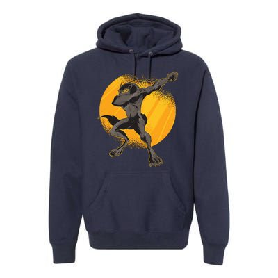 Dabbing Werewolf Premium Hoodie